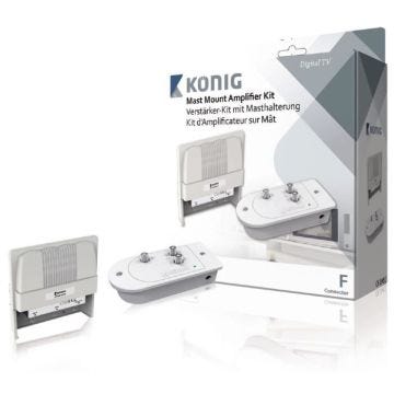 Kit d'amplificateur sur mât pour antennes UHF et VHF