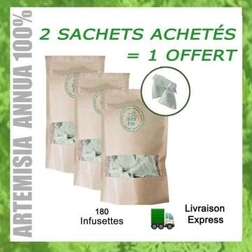 Infusion Complement Renforcement De L'organisme - Artemisia Annua L (Artémisinine / Armoise) 100% - 180 sachets