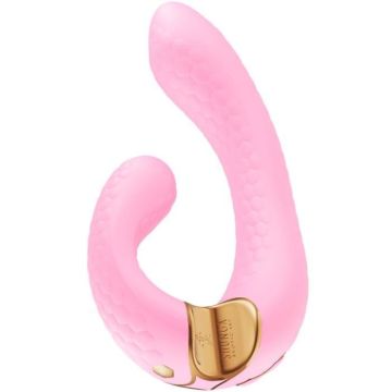 Stimulateur intime MIYO Rose - SHUNGA - Vibrant - Silicone hypoallergénique - Moyen