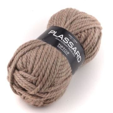 Laine Idéale pour débuter TipTop 80 Beige - Plassard