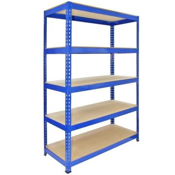 Monster Racking - Rayonnage Q-Rax Bleu Métal 120 x 50 x 180 cm