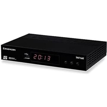 Sagemcom DS81HD Décodeur satellite TNTSAT HD Noir[76]