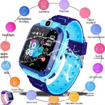 Montre intelligente pour enfants Smartwatch de musique de téléphone pour enfants de 3 à 12 ans filles - Biebeiata 1298