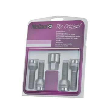 Lot de 4 vis - 12x125 - L40.6 - H17 - conique - chrome