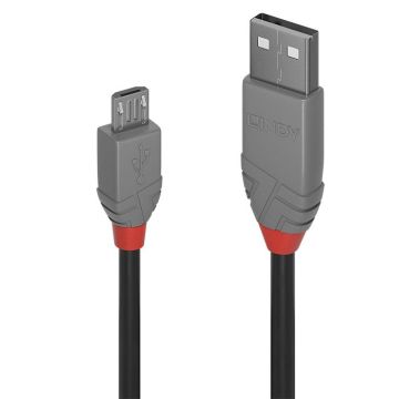 Câble USB 2.0 type A vers Micro-B - Anthra Line - 1m - LINDY