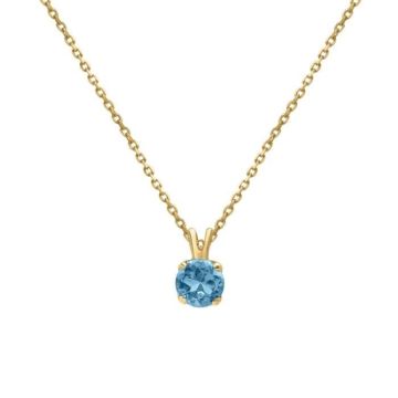 Collier - Brillaxis - Collier Brillaxis or jaune 18 carats topaze - Couleur de la matière:Jaune Taille/Longueur:45 cm
