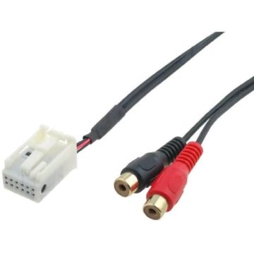 Adaptateur RCA - Citroën - C4 - Noir - 2005 - Autoradio