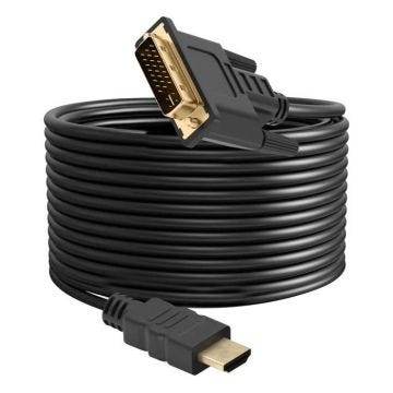 Adaptateur Vidéo 5m HDMI mâle vers DVI mâle, Full HD 1080p