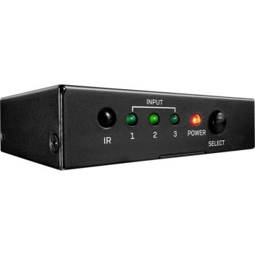 Commutateur HDMI LINDY 3 Port - 3840 x 2160 pixels - 3 ports - HDMI