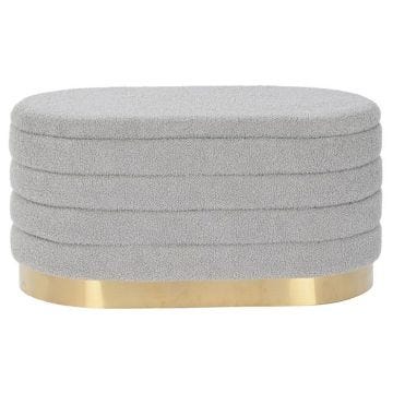 Banc banquette métal DKD Home Decor