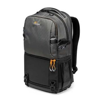 Sac à dos - Lowepro - Fastpack BP 250 AW III - Gris - Compartiment pour 3 objectifs - Housse de pluie incluse