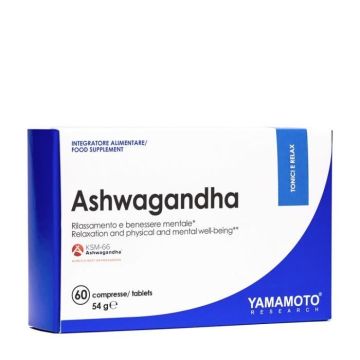 Ashwagandha Yamamoto - Ashwagandha KSM-66® - 60 Comprimés