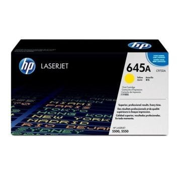 HP 645A toner LaserJet jaune authentique (C9732A) pour HP Color LaserJet 5500/5550