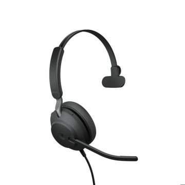 Micro-casque - filaire - USB-C - Jabra - Jabra Evolve2 40 SE MS Mono - Micro-casque - sur-oreille - filaire - USB-C - isolation aco