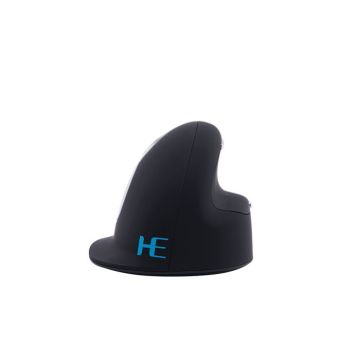 R-Go Tools HE Mouse, Design Ergonomique, Prévention de TMS, Souris Verticale pour gaucher Rechargeable, Grand (Longueur