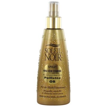 Soleil Noir Huile Sèche Vitaminée 150Ml Pailleté Or