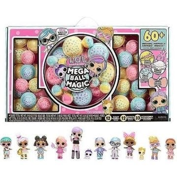 L.O.L SURPRISE - 12 Boules magiques, avec des poupées à collectionner - Mega Ball