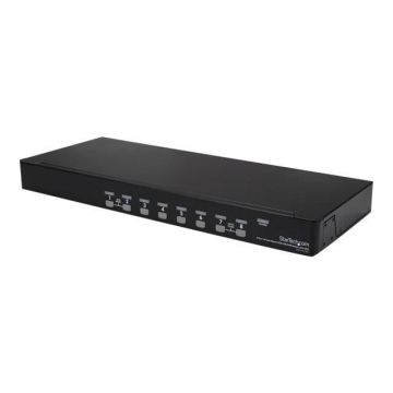 STARTECH Kit de commutateur KVM USB à montage sur rack - 8 ports avec affichage à l'écran et câbles