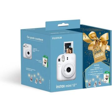 Appareil photo instantané - FUJIFILM - Instax Mini 12 - Blanc - Pack cadeau - Edition limitée