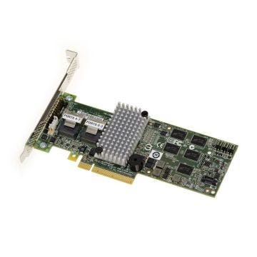 Carte contrôleur PCIe 3.0 SAS 6GB 8 Ports. Modèle LSI 9260-8i avec Raid 0 1 5 6 10 50 60 et cache 512MB DDRII