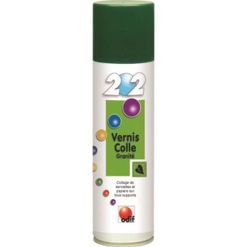 Vernis colle spray granité 250 ml