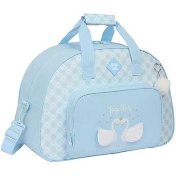 Sac de sport pour enfants GLOWLAB Cygnes - Bleu clair - Polyester - Confortable et résistant