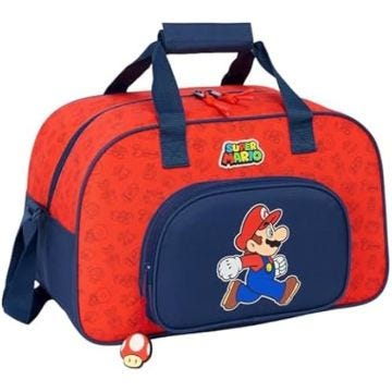 Sac de Sport - SAFTA - Super Mario - Confortable - Polyvalent - Pour Enfants
