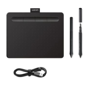 Numériseur WACOM Intuos Creative Pen Small - Noir - 15.2 x 9.5 cm - 4096 niveaux de pression