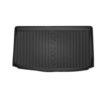 Tapis de coffre DryZone Frogum pour KIA Stonic 2017- sur mesure en Caoutchouc Noir