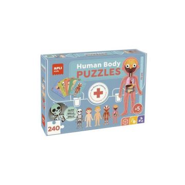 Puzzle - Enfant - 240 pièces - Apprendre le corps humain - Apli Kids