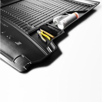 Tapis de coffre 3D ProLine Frogum pour BMW Serie 5 G31 2017- sur mesure en Caoutchouc Noir