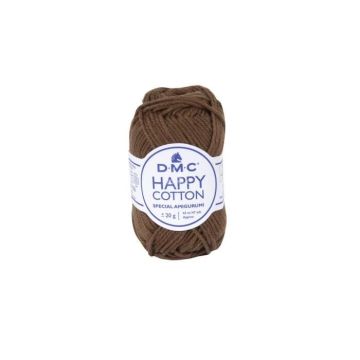 Fil à crocheter - DMC - Natura Happy Cotton - 3mm - 20g - Couleur marron 777