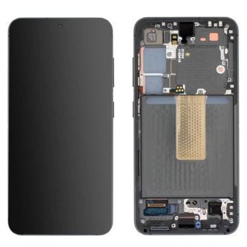 Écran Complet Officiel pour Samsung S23 Vitre Tactile et Châssis Vert