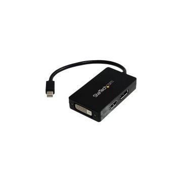 Adaptateur de voyage Mini DisplayPort vers DVI / DisplayPort / HDMI - STARTECH.COM - Convertisseur vidéo 3-en-1