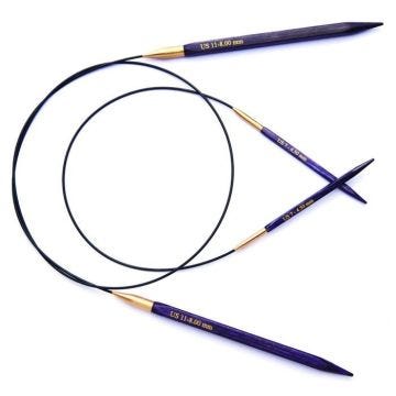 Aiguille a tricoter Knitpro - 19035 - J'Adore Cubics Knit Pins - Aiguilles à tricoter circulaires fixes - 40 cm x 4,00 mm