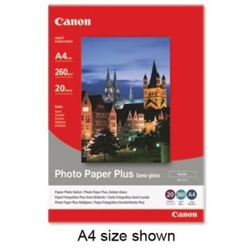 CANON Pack de 1  Papier photo inkjet semi-brillant 260g/m2 - SG-201 -  50 feuilles