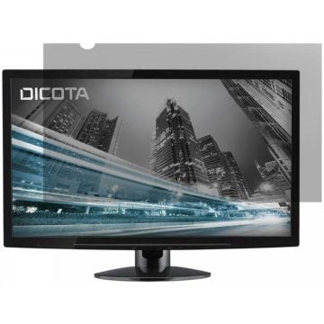 DICOTA Secret Transparent, Noir Filtre standard pour écran - Pour 60,5 cm (23,8") Écran large LCD Ordinateur Portable