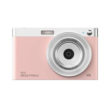 Appareil Photo Numérique 50MP 4K Vidéo Vlog Autofocus Zoom 16x Rose Rose YONIS