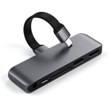 Hub USB-C - Satechi - Mobile Pro Hub - Affichage 4K - Charge bidirectionnelle - iPad M1