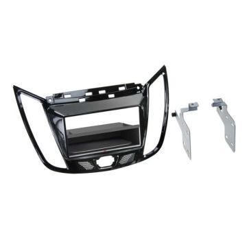 Adaptateur de façade 2-DIN - ACV - Inbay® - Ford C-Max/Kuga - Noir piano - Autoradio
