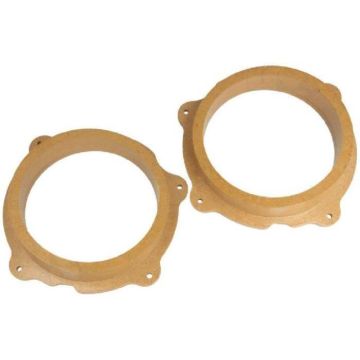 Entretoises Haut-Parleur Bois MDF 165mm - ADNAUTO - C5 - Marron - imprégnées - vernies