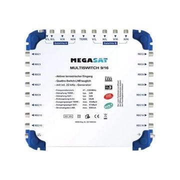 Megasat multiswitch 9-16 Multicommutateur de signal satellite