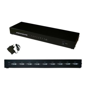 Splitter DVI - 8 Ports - Posable / Rackable - Pour copier un signal DVI-D à l'identique sur 8 sorties