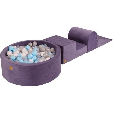 MeowBaby® Parcours Motricité 3 éléments avec Piscine à Balles 90x30cm - Marque MEOWBABY - Pour Enfant