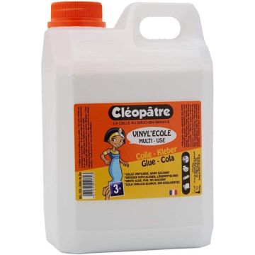 Colle vinylique - CLEOPATRE - Vinyl'école - 2 kg - Sans solvant - Éco-responsable