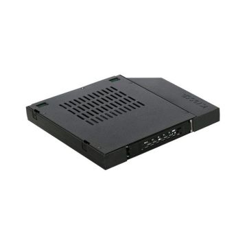 Rack amovible 2.5” SATA/SAS - ICY DOCK - MB411SPO-1B - Compatible baie slim ODD/FDD - 1 baie HDD/SSD - Noir