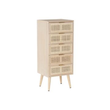 caisson à tiroirs bois de paulownia bois mdf (42 x 36.5 x 100.5 cm)