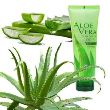 120ml Aloe Vera 99.5% | Corps et Visage | Special Coup de Soleil | 100% Naturel