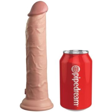 Gode réaliste en silicone King Cock Elite avec télécommande - 23 cm