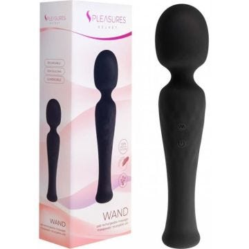 Vibromasseur Rechargeable Wand Noir - mixte / adulte